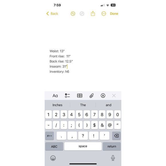 Evereve wide leg overall denim classic bib style 24 - Picture 13 of 13